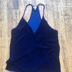 Beautiful blue racer back tank